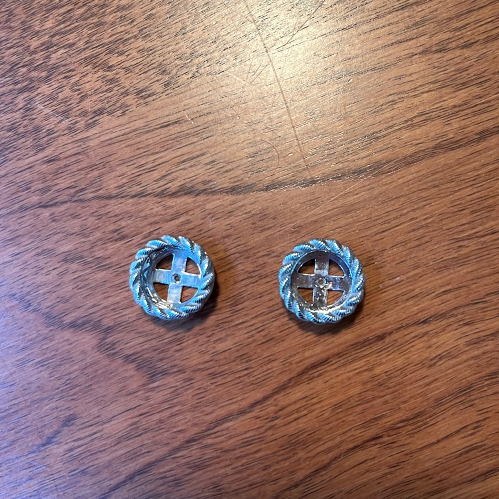 Judith Ripka Sterling Silver Earring Jackets.  Studs sold separately.